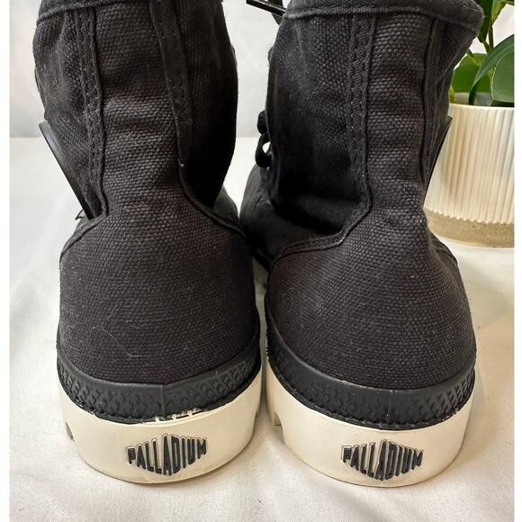 Palladium Pampa Hi Canvas High Top Boots Black Size 10 - Picture 4 of 6
